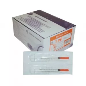 Injekčná striekačka - CHIRANA - 1 ml, inzulín