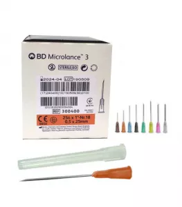 Injekčná ihla - BD Microlance - 0,5x25 - oranžová