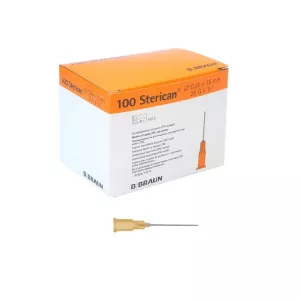 Injekčná ihla - BB STERICAN Heparín - 0,5x16 mm - oranžová