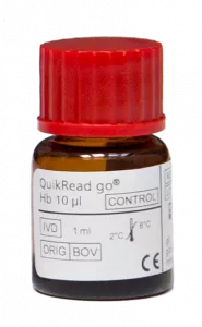 QuikRead go Hb 10 µl Control 1ml (kontrolný materiál)