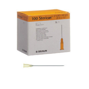 Injekčná ihla - BB STERICAN - 0,9x40 mm - žltá