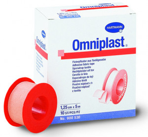 Omniplast 1,25 cm x 5m - fixačná náplasť z textilu rolka