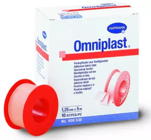 Omniplast 1,25 cm x 5m - fixačná náplasť z textilu rolka