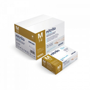 Rukavice nitril nepúdrované Santex M 100ks